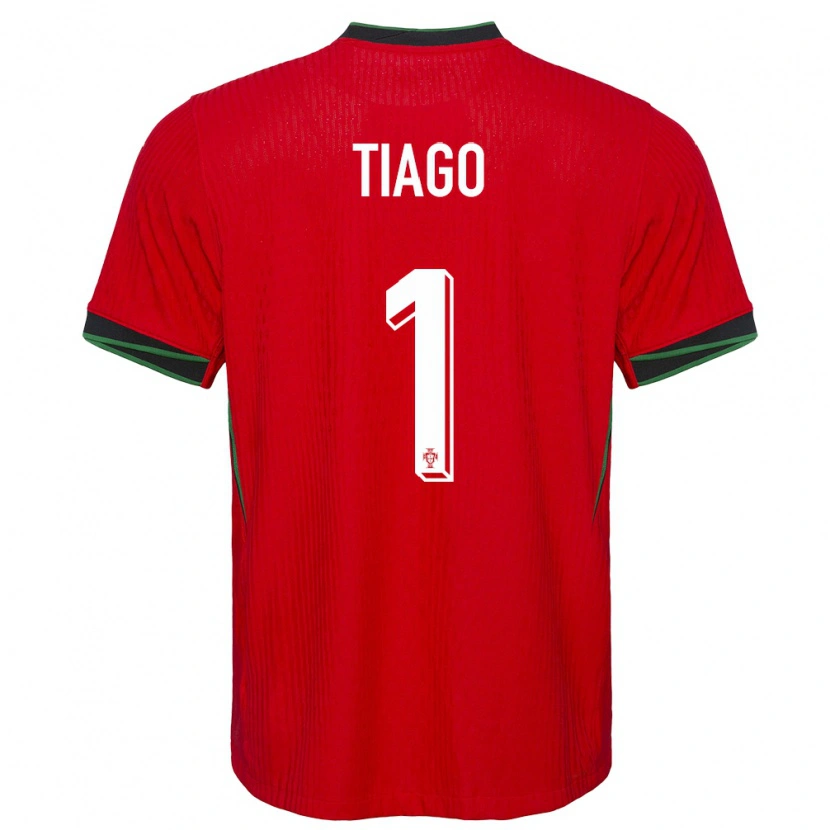 Danxen Damen Portugal Tiago Ferreira #1 Rot Heimtrikot Trikot 24-26 T-Shirt