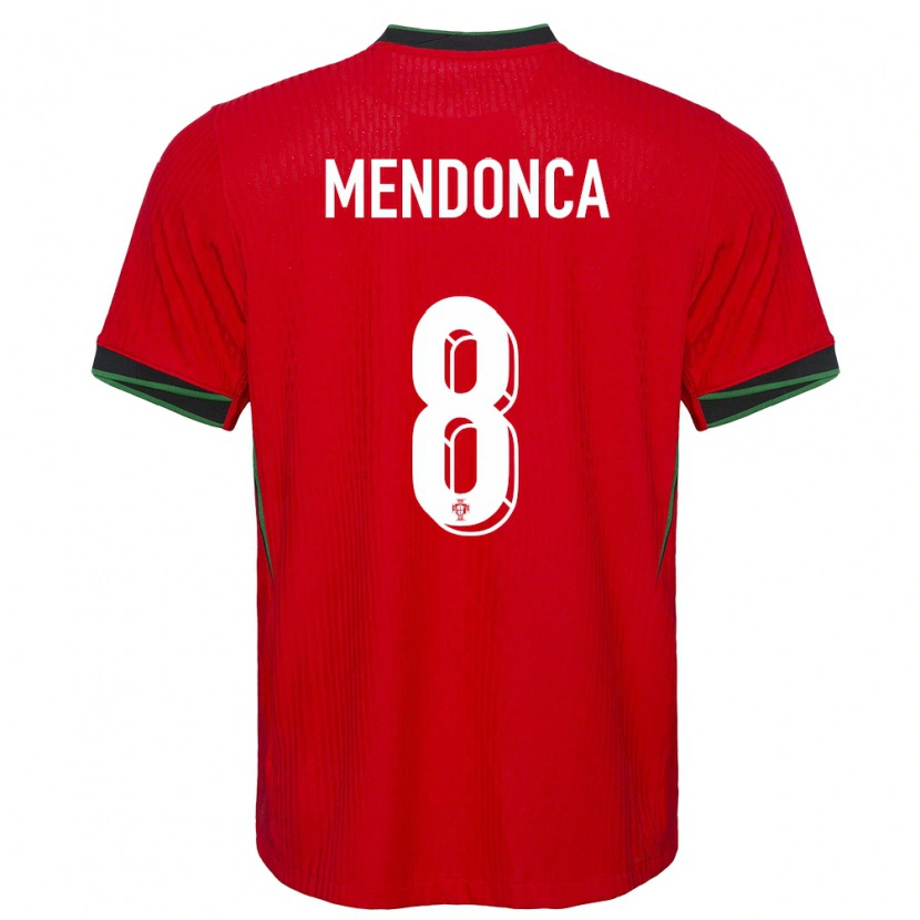 Danxen Damen Portugal Manuel Mendonça #8 Rot Heimtrikot Trikot 24-26 T-Shirt