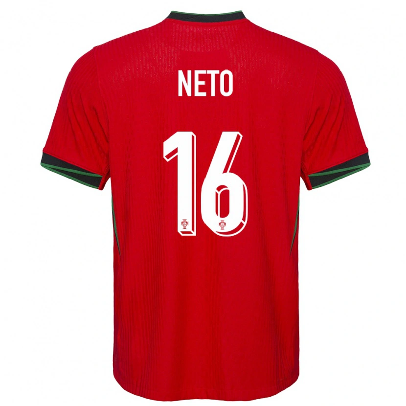 Danxen Damen Portugal Martim Neto #16 Rot Heimtrikot Trikot 24-26 T-Shirt