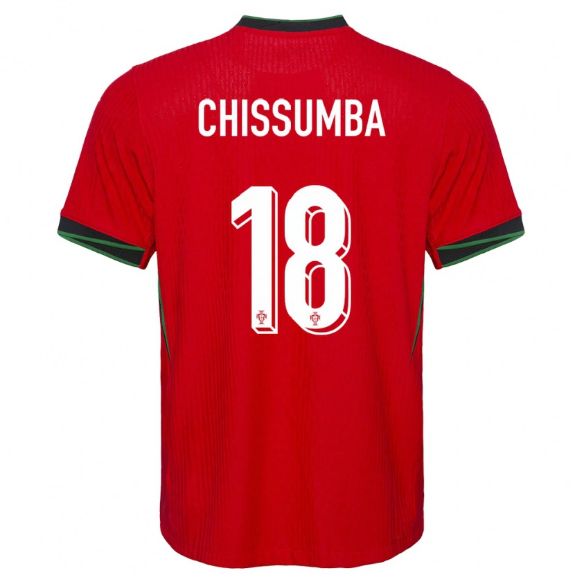 Danxen Damen Portugal Chissumba #18 Rot Heimtrikot Trikot 24-26 T-Shirt