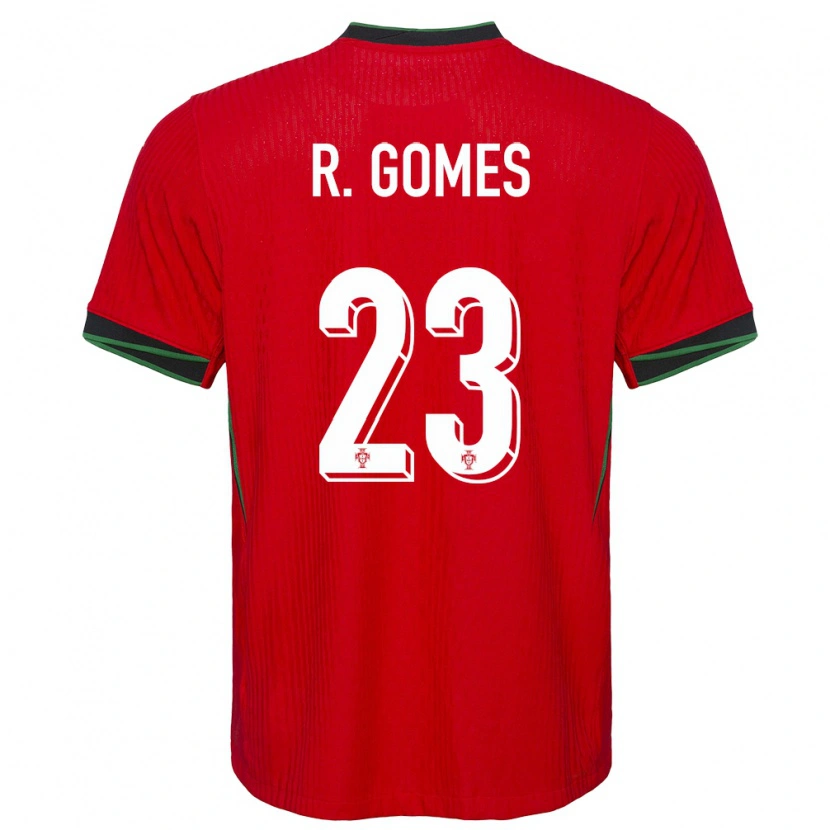 Danxen Damen Portugal Rodrigo Gomes #23 Rot Heimtrikot Trikot 24-26 T-Shirt