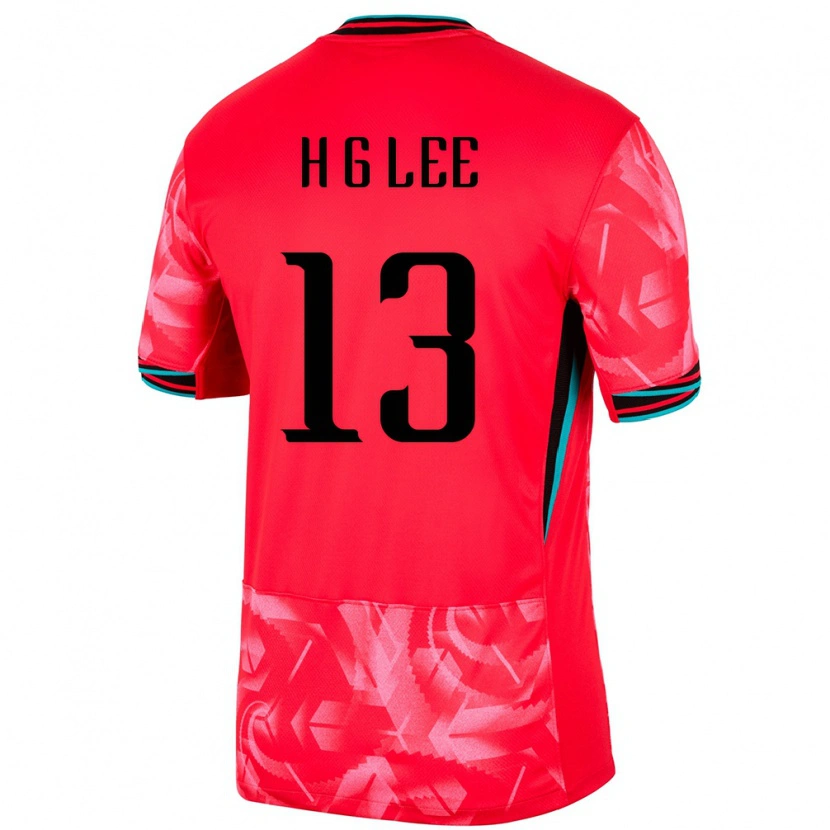 Danxen Damen Südkorea Gi-Hyuk Lee #13 Rot Heimtrikot Trikot 24-26 T-Shirt