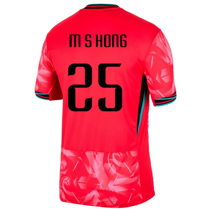 Danxen Damen Südkorea Sung-Min Hong #25 Rot Heimtrikot Trikot 24-26 T-Shirt