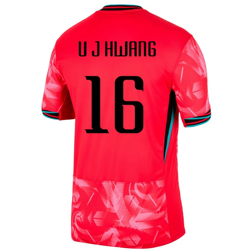 Danxen Damen Südkorea Ui-Jo Hwang #16 Rot Heimtrikot Trikot 24-26 T-Shirt