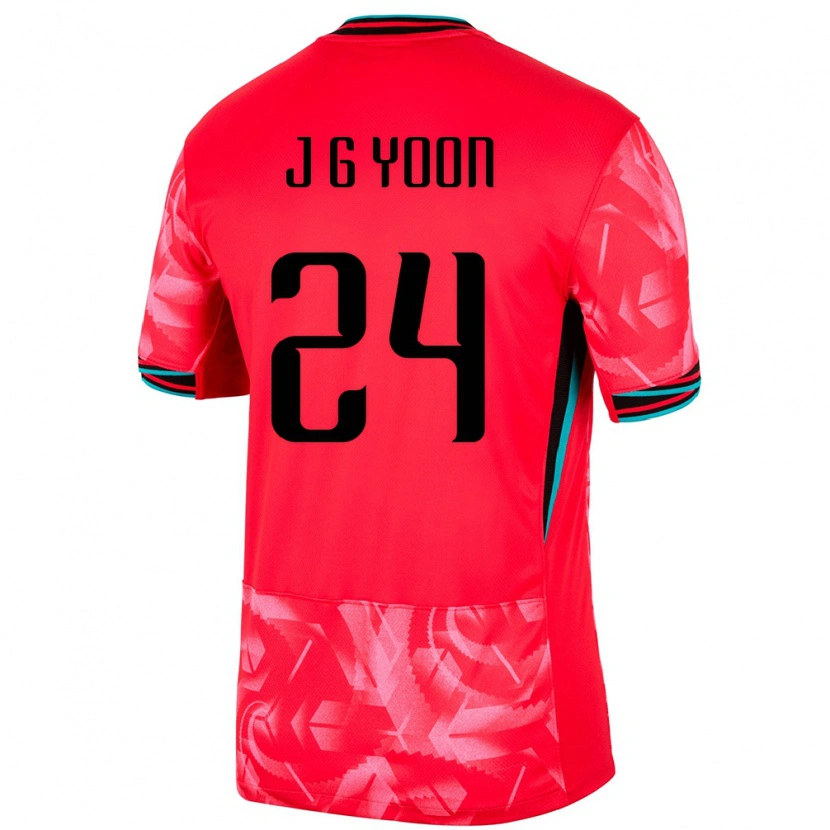 Danxen Damen Südkorea Jong-Gyu Yoon #24 Rot Heimtrikot Trikot 24-26 T-Shirt