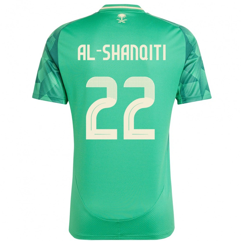 Danxen Damen Saudi-Arabien Hamed Al-Shanqiti #22 Grün Heimtrikot Trikot 24-26 T-Shirt