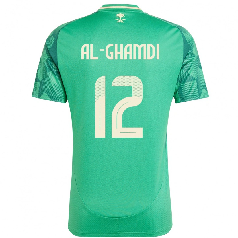 Danxen Damen Saudi-Arabien Rayan Al-Ghamdi #12 Grün Heimtrikot Trikot 24-26 T-Shirt