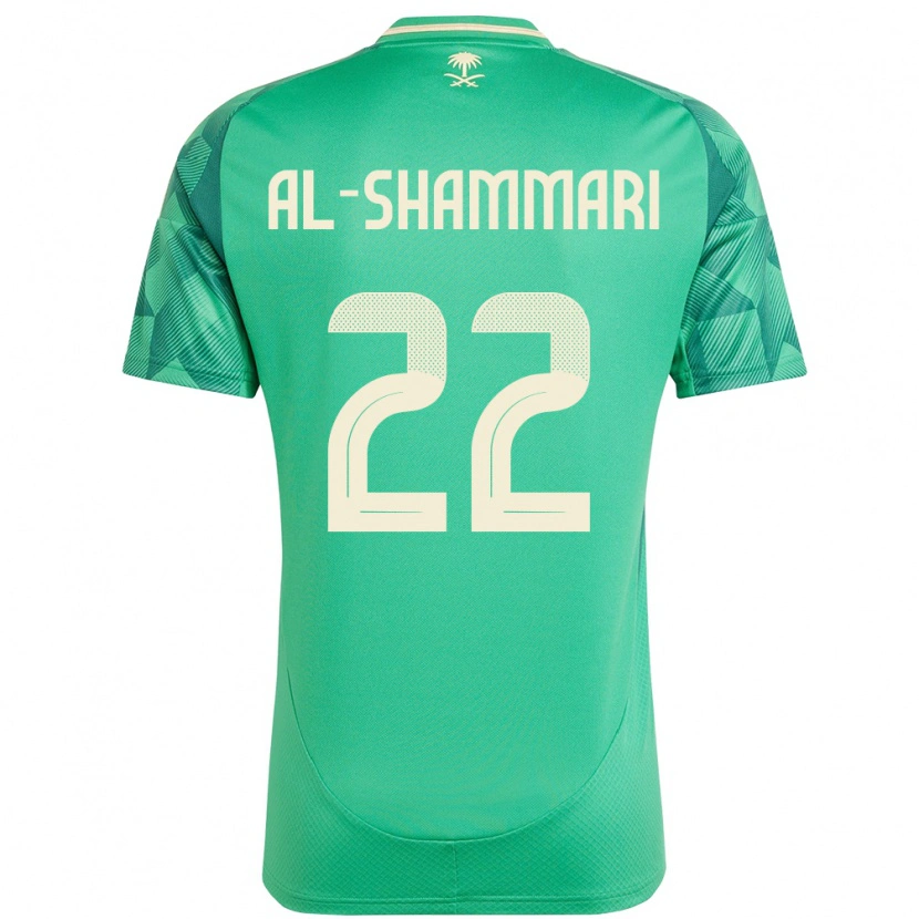 Danxen Damen Saudi-Arabien Affas Al-Shammari #22 Grün Heimtrikot Trikot 24-26 T-Shirt