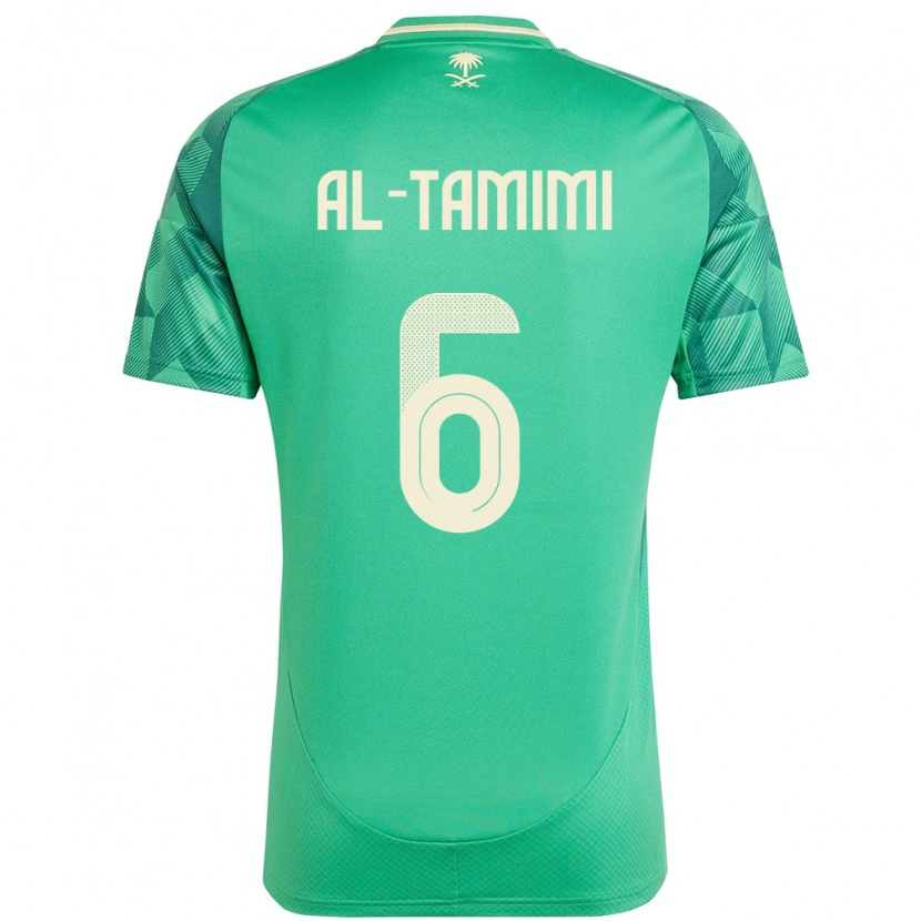 Danxen Damen Saudi-Arabien Maryam Al Tamimi #6 Grün Heimtrikot Trikot 24-26 T-Shirt