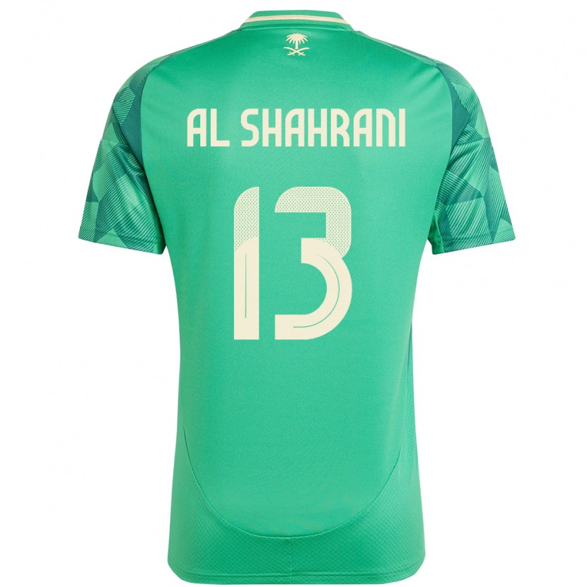 Danxen Damen Saudi-Arabien Yaseer Al Shahrani #13 Grün Heimtrikot Trikot 24-26 T-Shirt