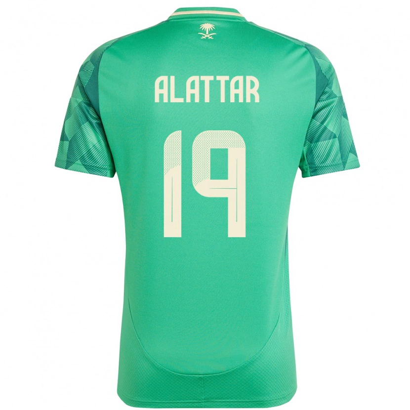 Danxen Damen Saudi-Arabien Ramiz Alattar #19 Grün Heimtrikot Trikot 24-26 T-Shirt