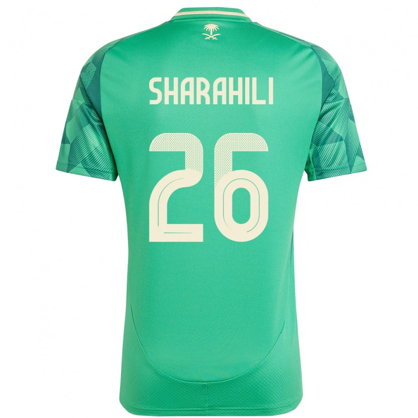 Danxen Damen Saudi-Arabien Riyadh Sharahili #26 Grün Heimtrikot Trikot 24-26 T-Shirt