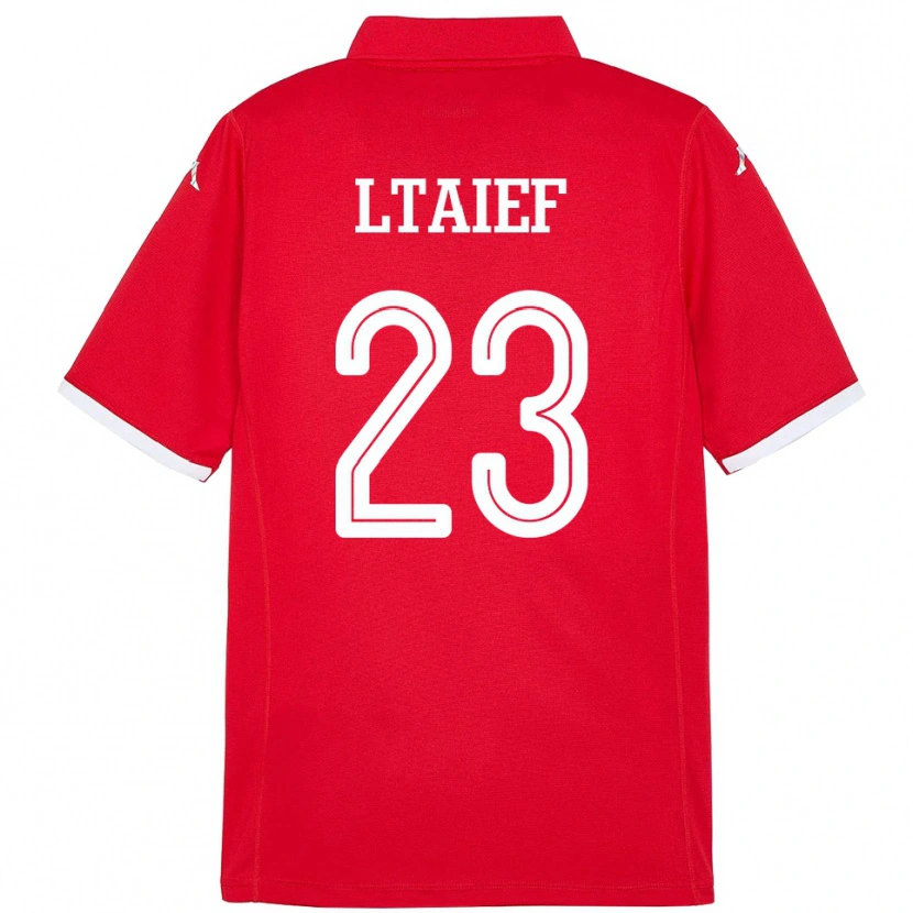 Danxen Damen Tunesien Sayfallah Ltaief #23 Rot Heimtrikot Trikot 24-26 T-Shirt