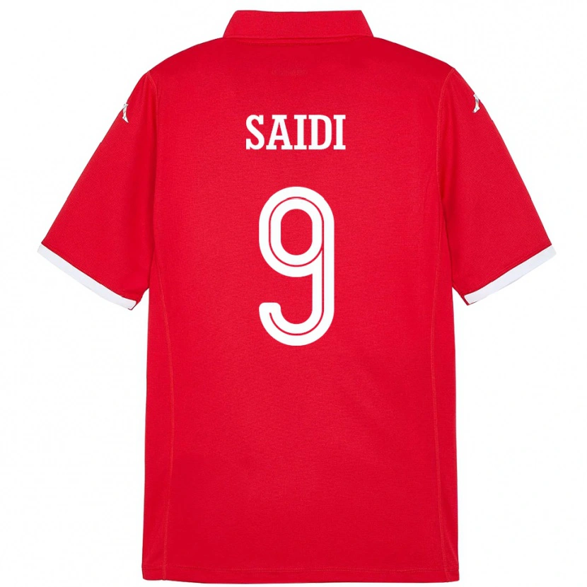 Danxen Damen Tunesien Anisse Saidi #9 Rot Heimtrikot Trikot 24-26 T-Shirt