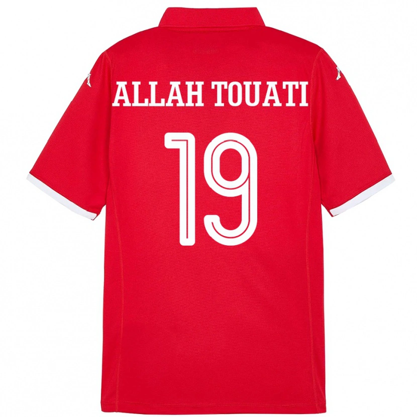 Danxen Damen Tunesien Amen Allah Touati #19 Rot Heimtrikot Trikot 24-26 T-Shirt