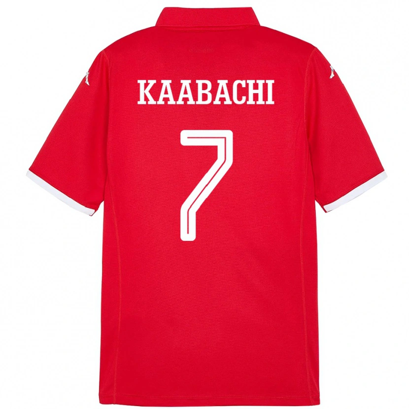 Danxen Damen Tunesien Ella Kaabachi #7 Rot Heimtrikot Trikot 24-26 T-Shirt