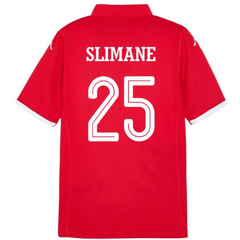Danxen Damen Tunesien Anis Ben Slimane #25 Rot Heimtrikot Trikot 24-26 T-Shirt