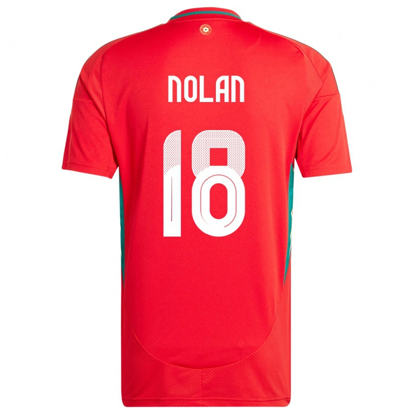 Danxen Damen Wales Kylie Nolan #18 Rot Heimtrikot Trikot 24-26 T-Shirt