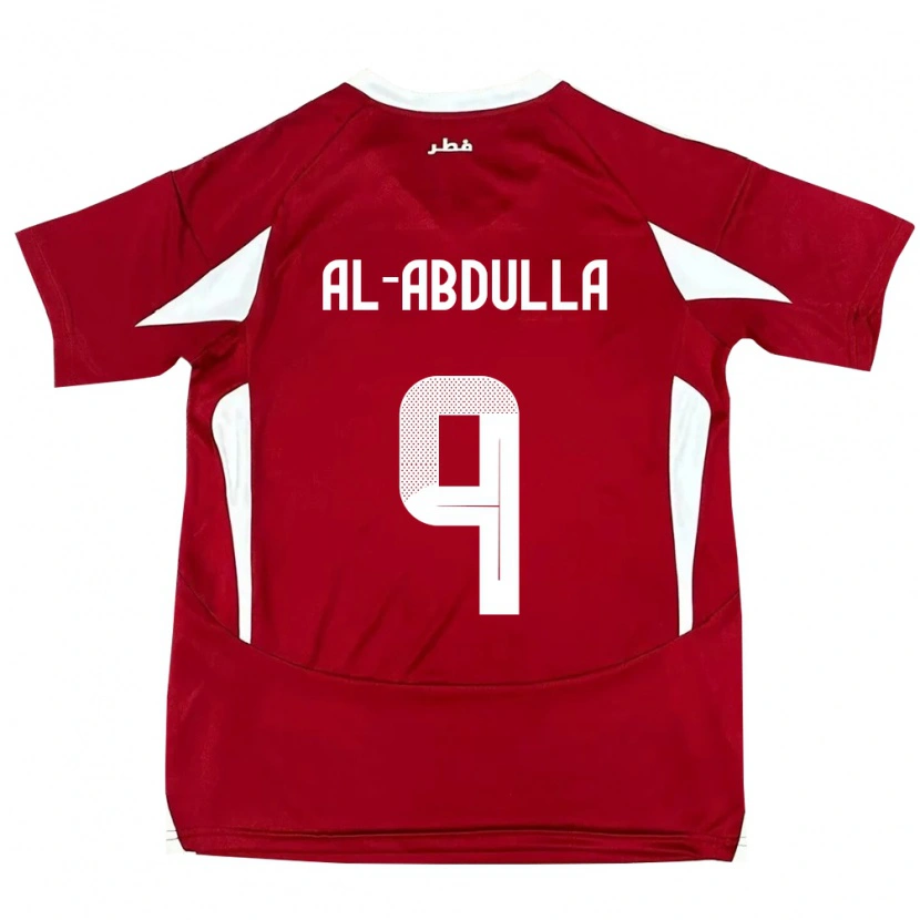 Danxen Damen Katar Rashid Al-Abdulla #9 Rot Heimtrikot Trikot 24-26 T-Shirt