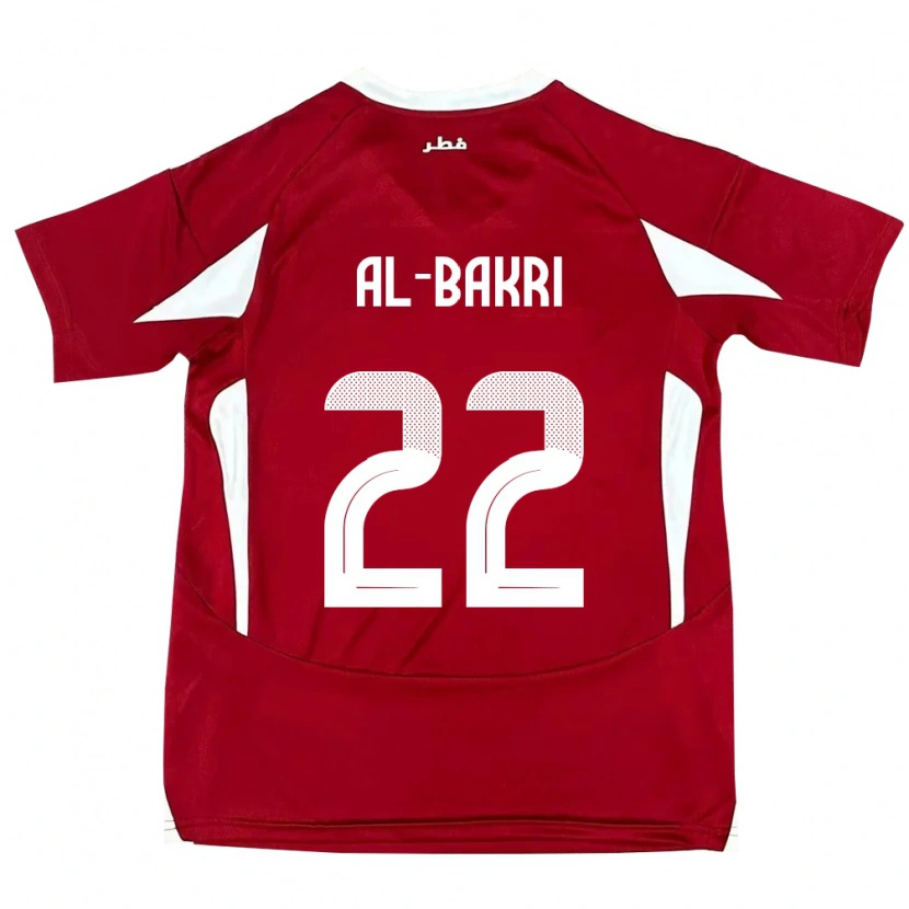 Danxen Damen Katar Mohamed Al-Bakri #22 Rot Heimtrikot Trikot 24-26 T-Shirt