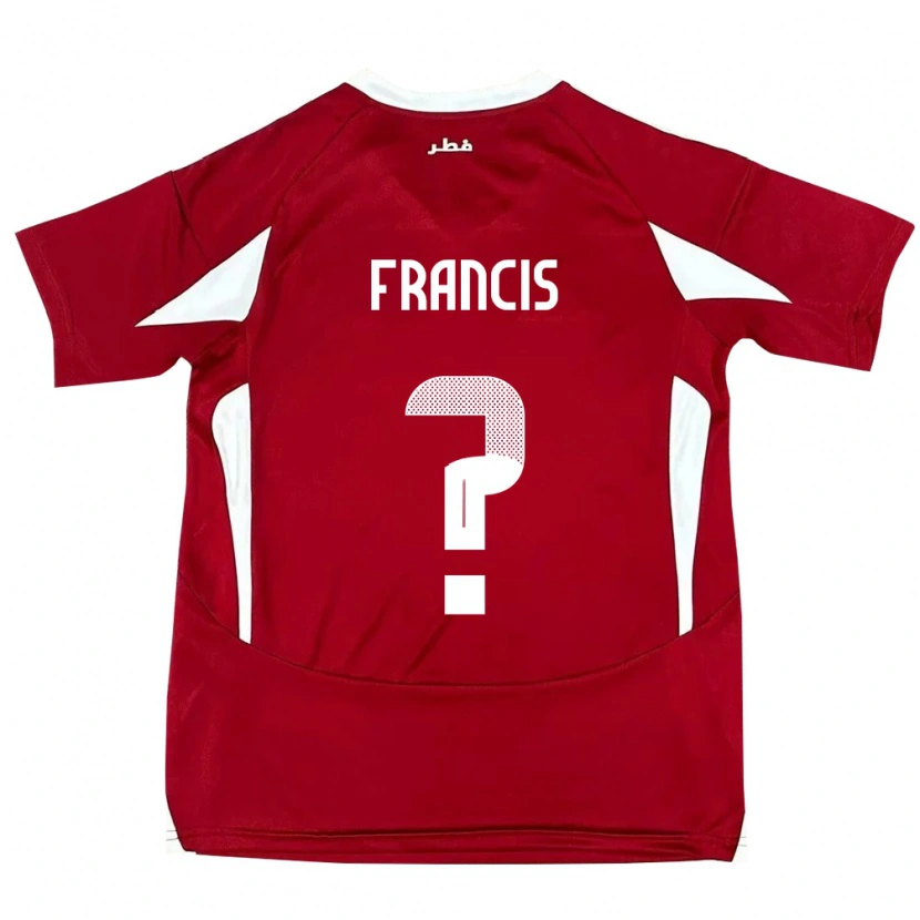 Danxen Damen Katar Emmanuel Francis #0 Rot Heimtrikot Trikot 24-26 T-Shirt
