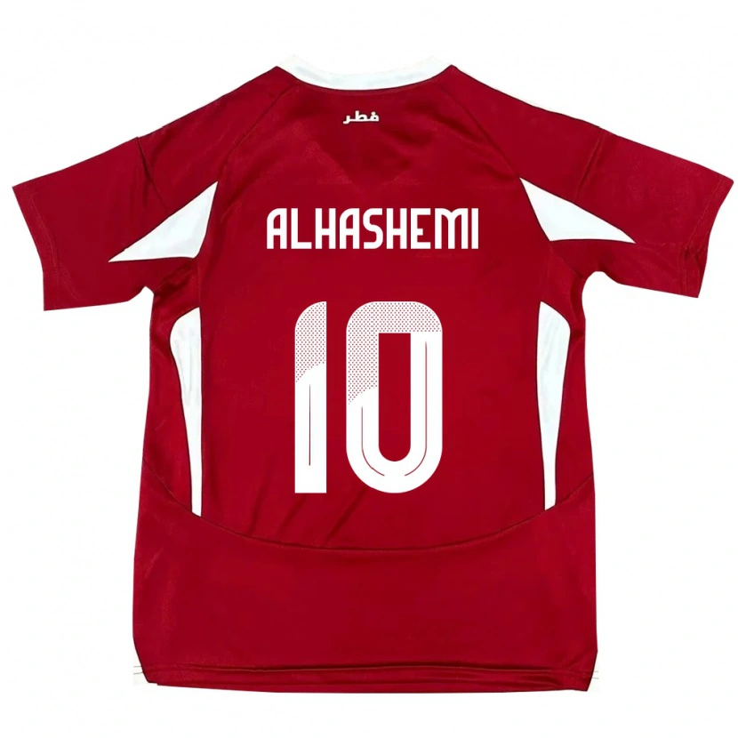 Danxen Damen Katar Suaad Alhashemi #10 Rot Heimtrikot Trikot 24-26 T-Shirt