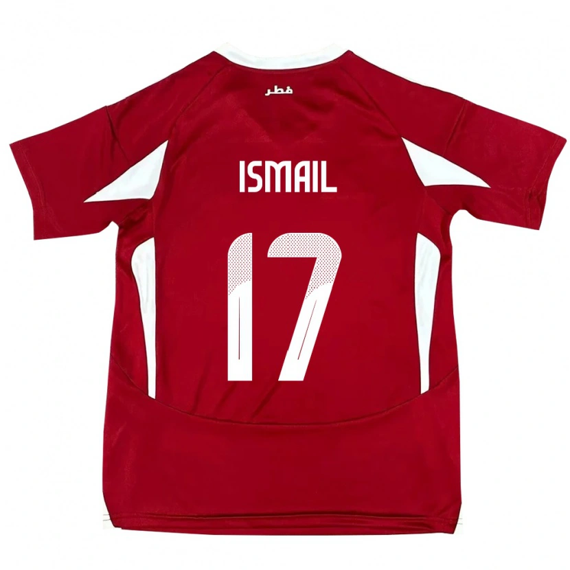 Danxen Damen Katar Ismail Mohamad #17 Rot Heimtrikot Trikot 24-26 T-Shirt