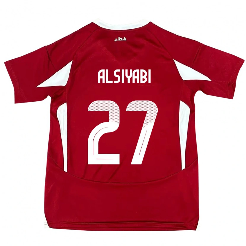Danxen Damen Katar Nasra Alsiyabi #27 Rot Heimtrikot Trikot 24-26 T-Shirt