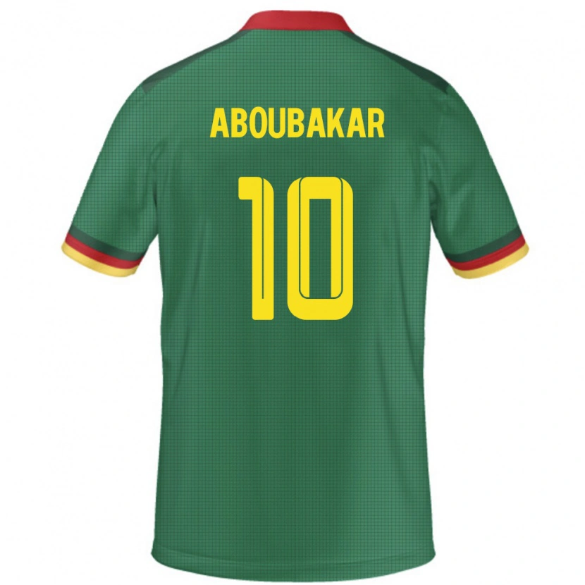 Danxen Damen Kamerun Vincent Aboubakar #10 Grün Heimtrikot Trikot 24-26 T-Shirt