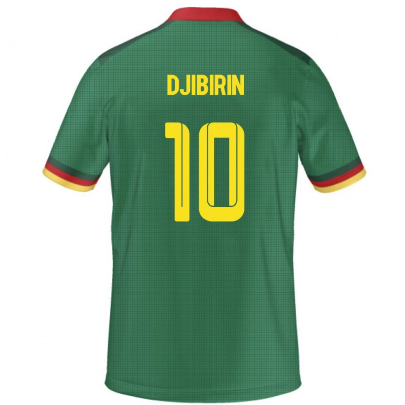 Danxen Damen Kamerun Harouna Djibirin #10 Grün Heimtrikot Trikot 24-26 T-Shirt