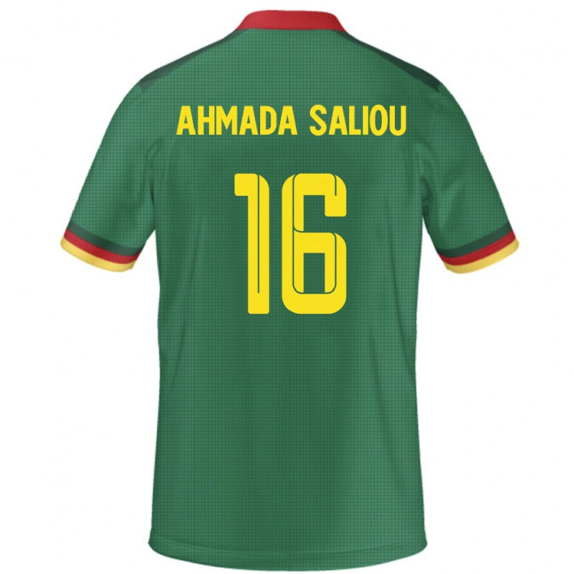 Danxen Damen Kamerun Mamoudou Ahmada Saliou #16 Grün Heimtrikot Trikot 24-26 T-Shirt