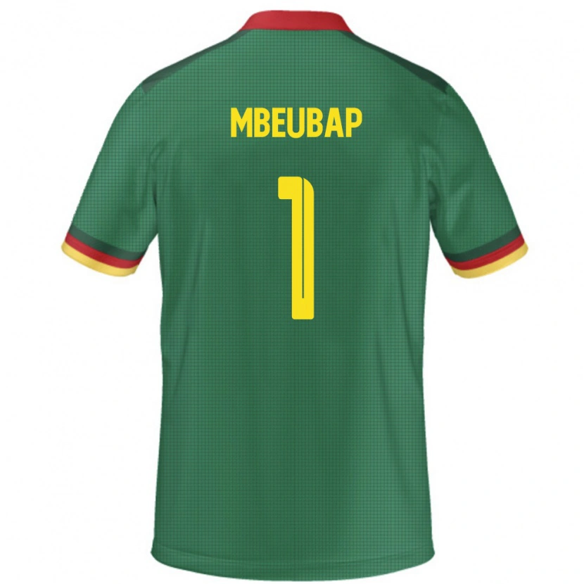 Danxen Damen Kamerun Jacques Mbeubap #1 Grün Heimtrikot Trikot 24-26 T-Shirt