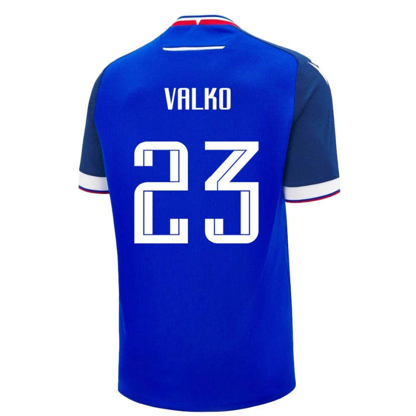 Danxen Damen Slowakei Bruno Valko #23 Blau Heimtrikot Trikot 24-26 T-Shirt