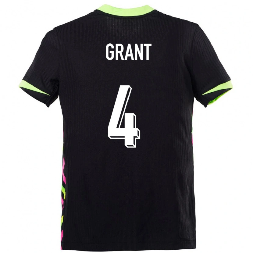 Danxen Damen Australien Rhyan Grant #4 Dunkelblau Auswärtstrikot Trikot 24-26 T-Shirt