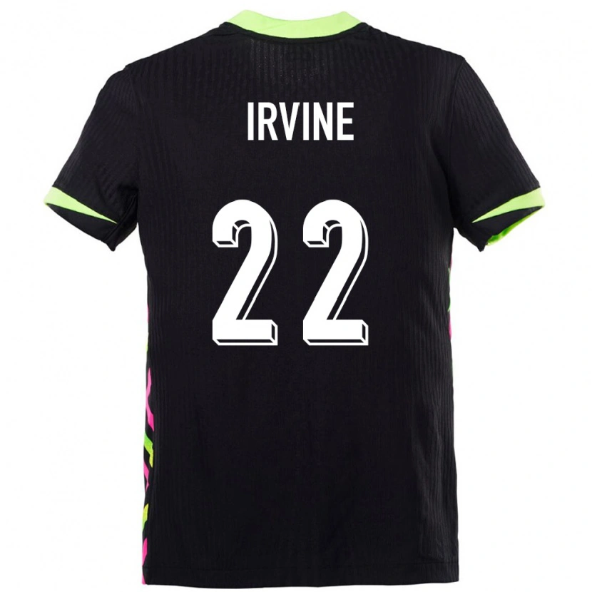 Danxen Damen Australien Jackson Irvine #22 Dunkelblau Auswärtstrikot Trikot 24-26 T-Shirt