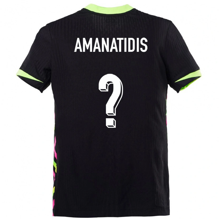 Danxen Damen Australien Nathan Amanatidis #0 Dunkelblau Auswärtstrikot Trikot 24-26 T-Shirt