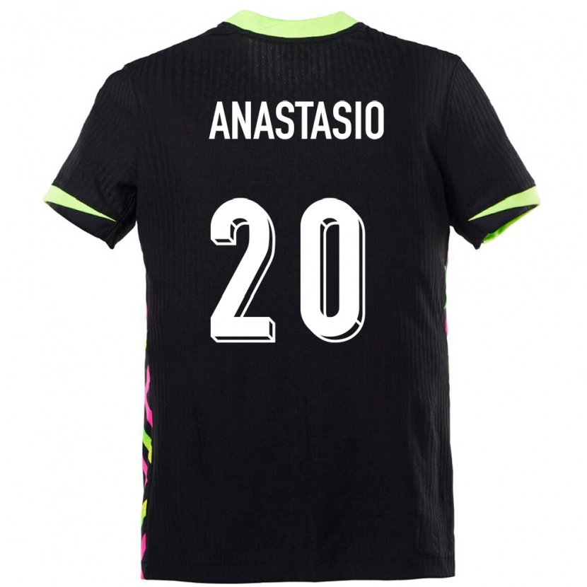 Danxen Damen Australien Max Anastasio #20 Dunkelblau Auswärtstrikot Trikot 24-26 T-Shirt