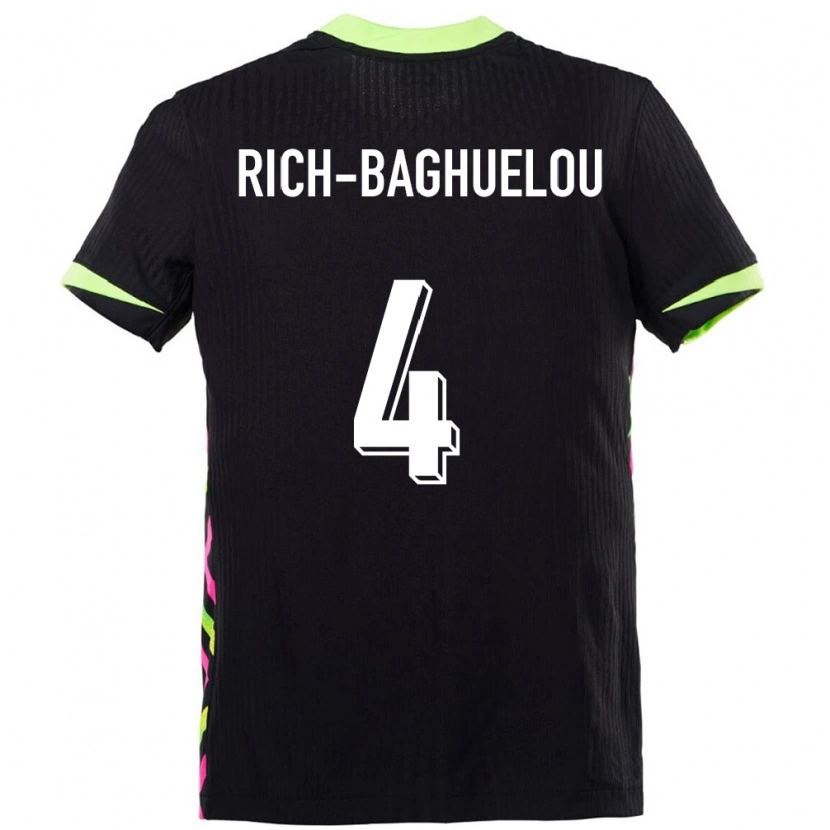 Danxen Damen Australien Jay Rich Baghuelou #4 Dunkelblau Auswärtstrikot Trikot 24-26 T-Shirt