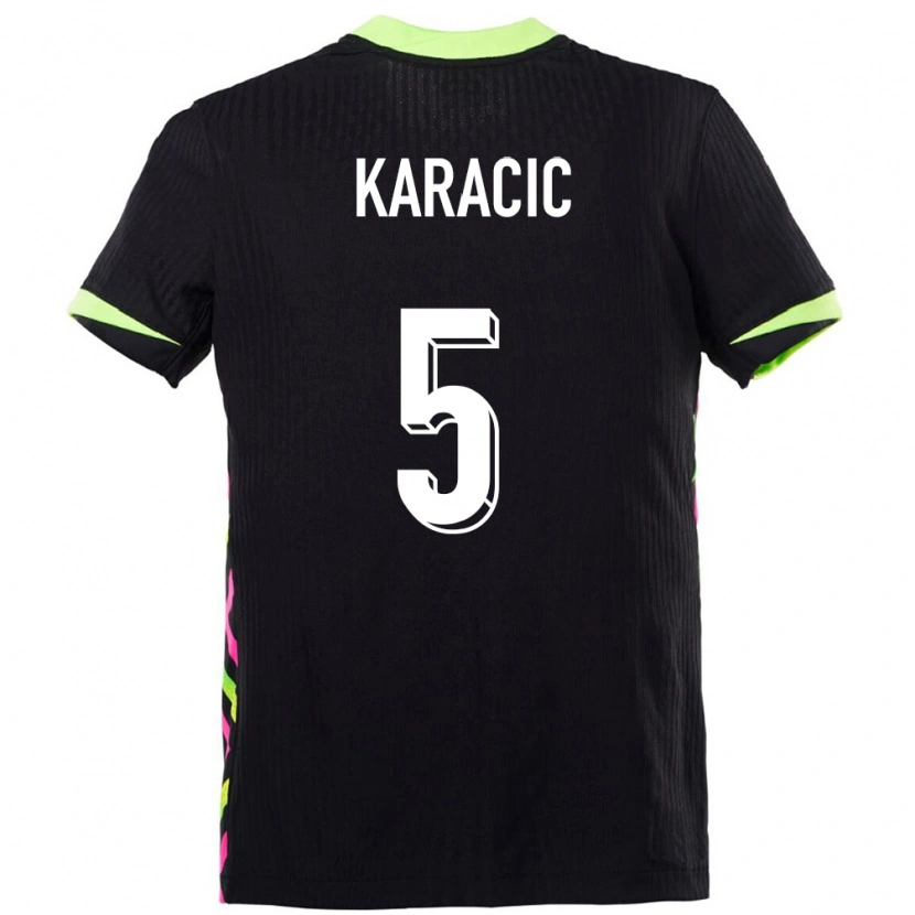 Danxen Damen Australien Fran Karacic #5 Dunkelblau Auswärtstrikot Trikot 24-26 T-Shirt