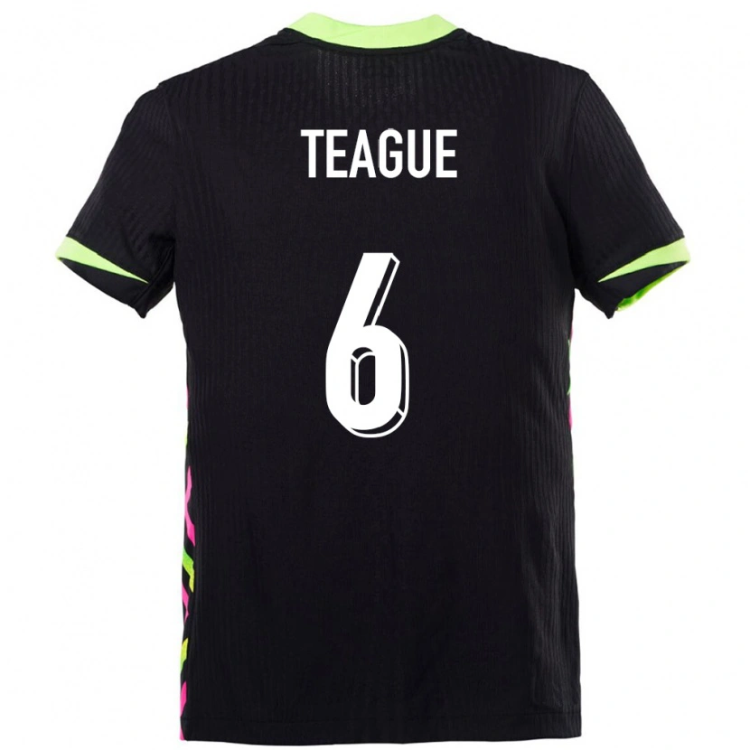 Danxen Damen Australien Ryan Teague #6 Dunkelblau Auswärtstrikot Trikot 24-26 T-Shirt