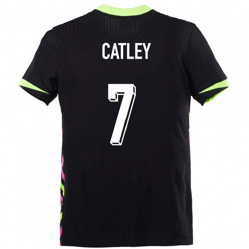 Danxen Damen Australien Stephanie Catley #7 Dunkelblau Auswärtstrikot Trikot 24-26 T-Shirt
