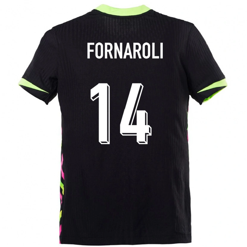 Danxen Damen Australien Bruno Fornaroli #14 Dunkelblau Auswärtstrikot Trikot 24-26 T-Shirt