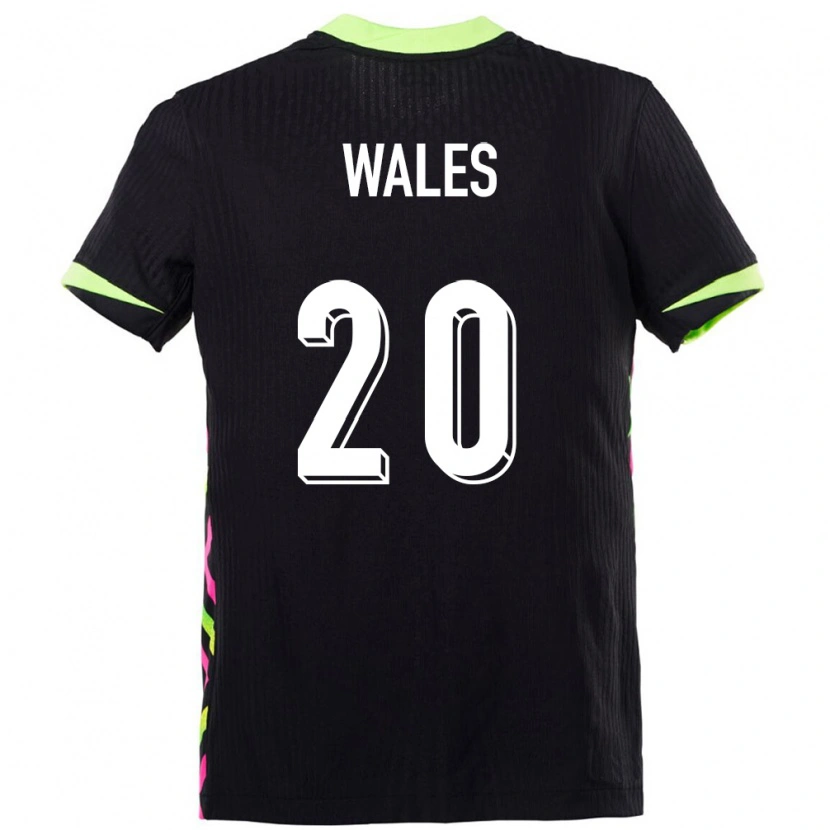 Danxen Damen Australien Lachlan Wales #20 Dunkelblau Auswärtstrikot Trikot 24-26 T-Shirt