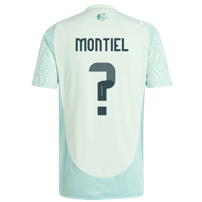 Danxen Damen Mexiko Elías Montiel #0 Leinengrün Auswärtstrikot Trikot 24-26 T-Shirt