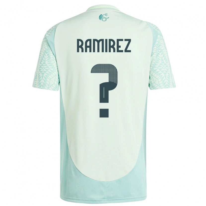 Danxen Damen Mexiko Diego Ramirez #0 Leinengrün Auswärtstrikot Trikot 24-26 T-Shirt