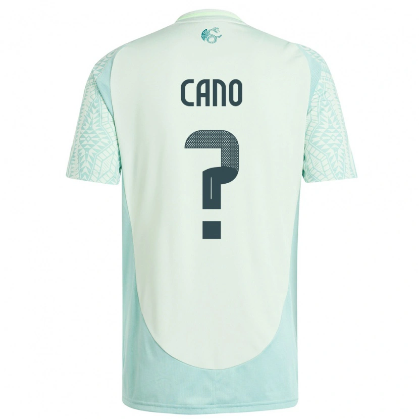 Danxen Damen Mexiko Iker Cano #0 Leinengrün Auswärtstrikot Trikot 24-26 T-Shirt