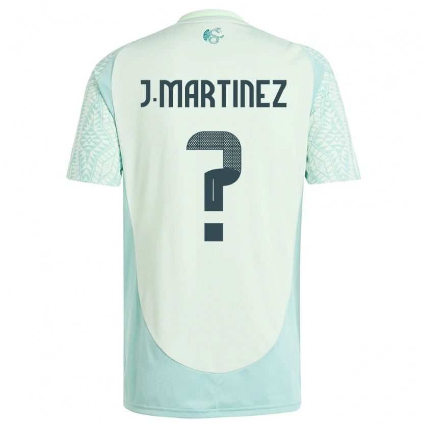 Danxen Damen Mexiko Juan Martínez #0 Leinengrün Auswärtstrikot Trikot 24-26 T-Shirt