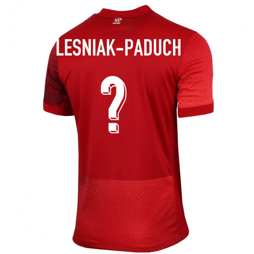 Danxen Damen Polen Nikodem Lesniak-Paduch #0 Rot Auswärtstrikot Trikot 24-26 T-Shirt