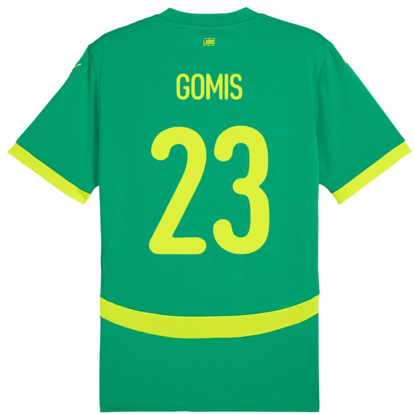 Danxen Damen Senegal Alfred Gomis #23 Grün Auswärtstrikot Trikot 24-26 T-Shirt