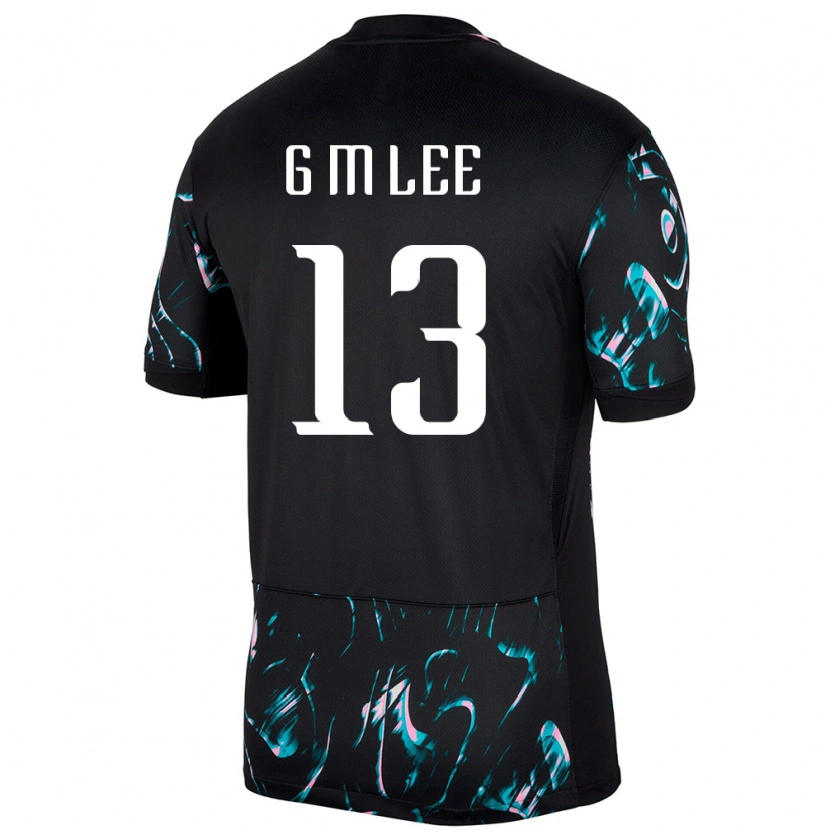 Danxen Damen Südkorea Lee Geum Min #13 Schwarz Auswärtstrikot Trikot 24-26 T-Shirt